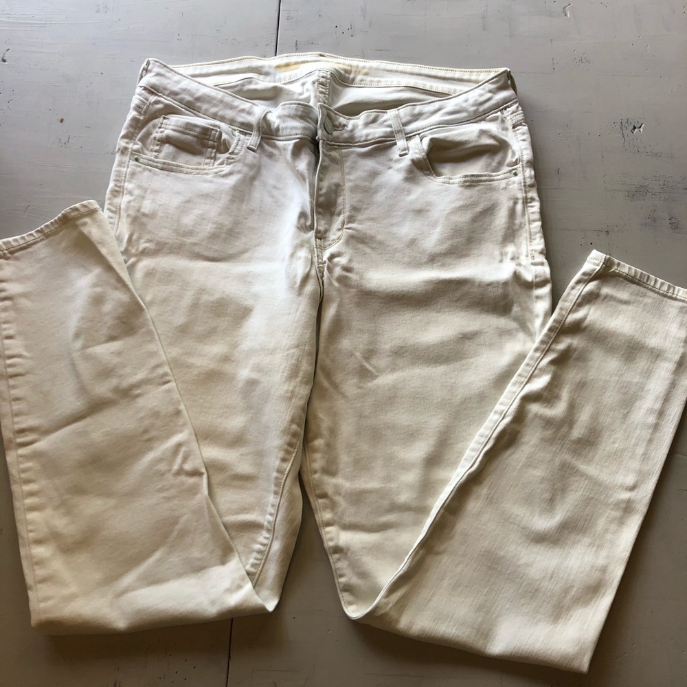 Old Navy Rockstar Skinny Midrise winter white Jean